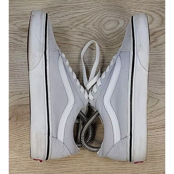 Vans Old Skool Gray Suede & Canvas Low Top Skate Shoes M 4/W 5.5 751505 - Picture 6 of 13